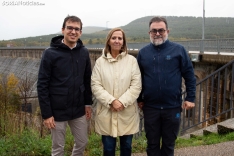 La presa de Soria y el embalse de la Cuerda del Pozo. Fotos: María Ferrer. 