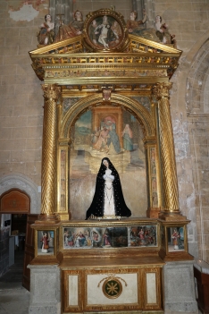 Foto 3 - Restaurados dos retablos de la iglesia parroquial de San Sebastián en Villacastín