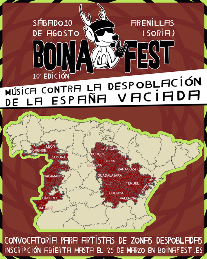 Boina Fest 2024 ampl&iacute;a su convocatoria a artistas de toda la Espa&ntilde;a vaciada | Imagen 1