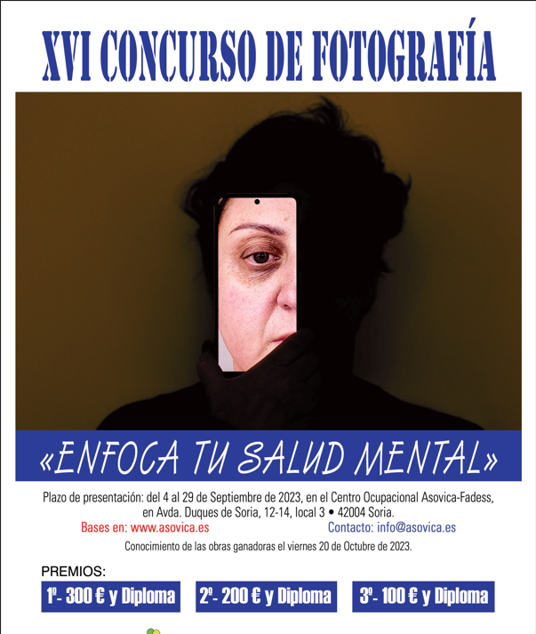 ASOVICA organiza el XVI concurso de fotograf&iacute;a  &ldquo;Enfoca tu Salud Mental&rdquo; | Imagen 1