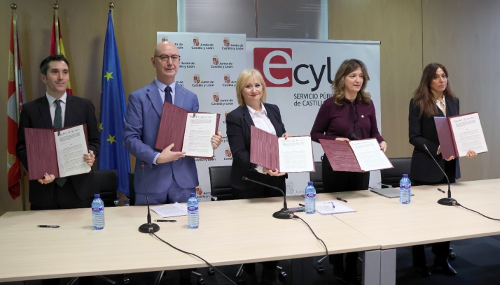 La Junta y las universidades públicas de Castilla y León intensifican su colaboración para facilitar el trabajo de jóvenes titulados en empresas de la Comunidad