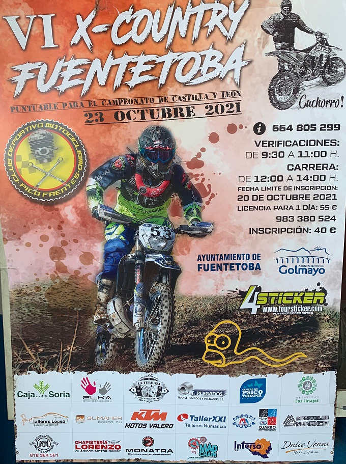 Fuentetoba celebra el s&aacute;bado su X-Country de motocross | Imagen 1