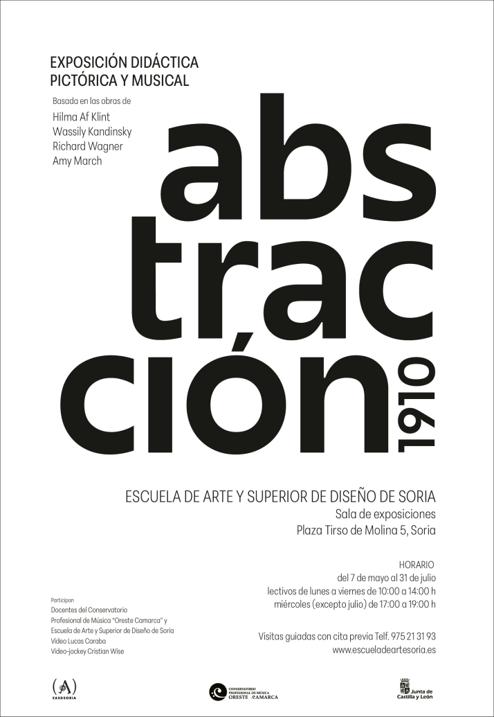 Abre la muestra 'Abstracci&oacute;n 1910', con una colecci&oacute;n colaborativa entre la Escuela de Arte y el Conservatorio de Soria | Imagen 1