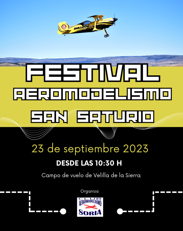 El festival de aeromodelismo San Saturio, el s&aacute;bado 23 en Velilla de la Sierra | Imagen 1