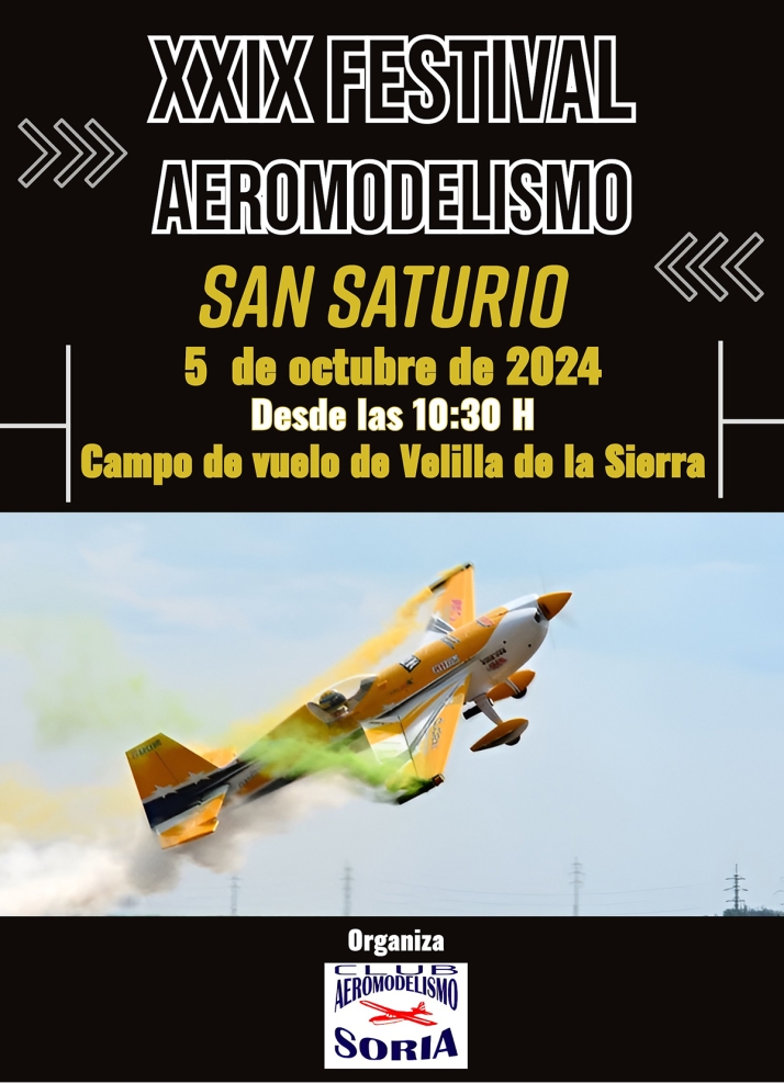 El 5 de octubre vuelve el aeromodelismo a Soria | Imagen 1