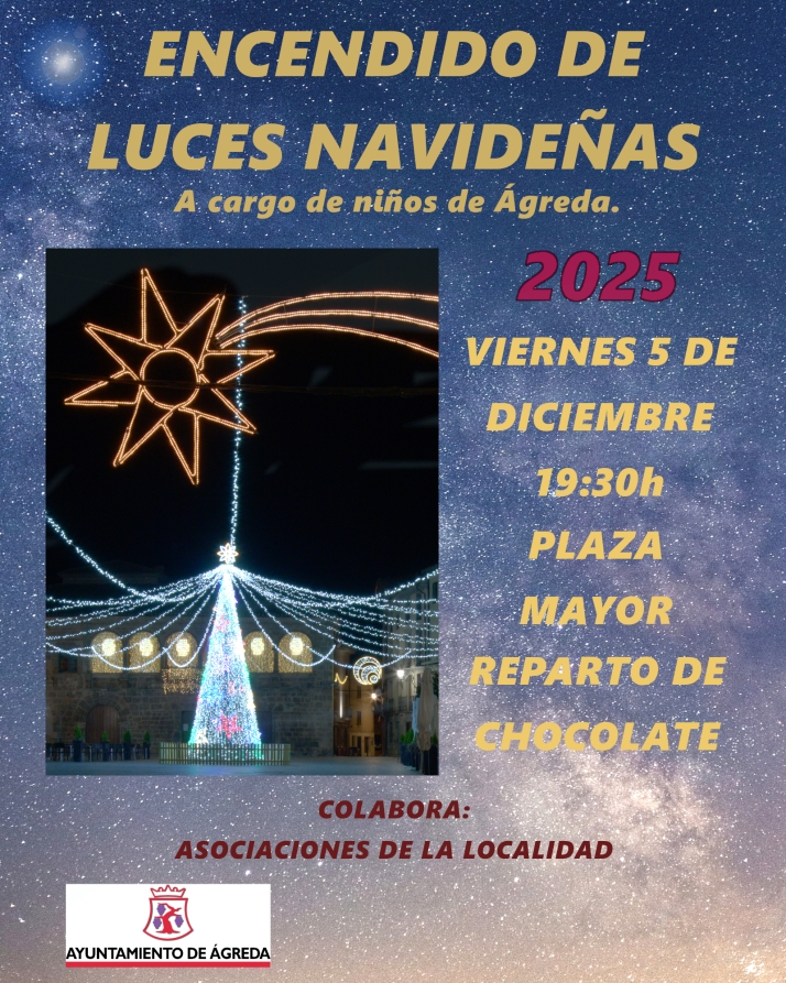 Ágreda enciende su luz navideña este viernes, 125 años después de la llegada de la electricidad al pueblo | Imagen 1
