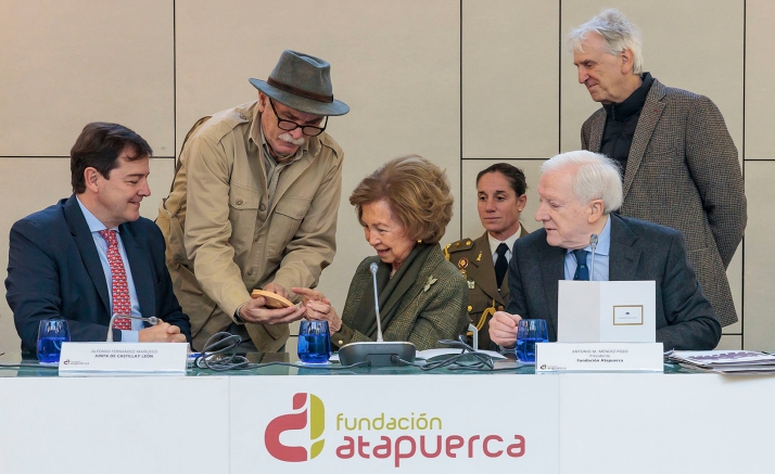 Inauguración del 'Centro de Investigación Emiliano Aguirre'. /FHeras-Jta.