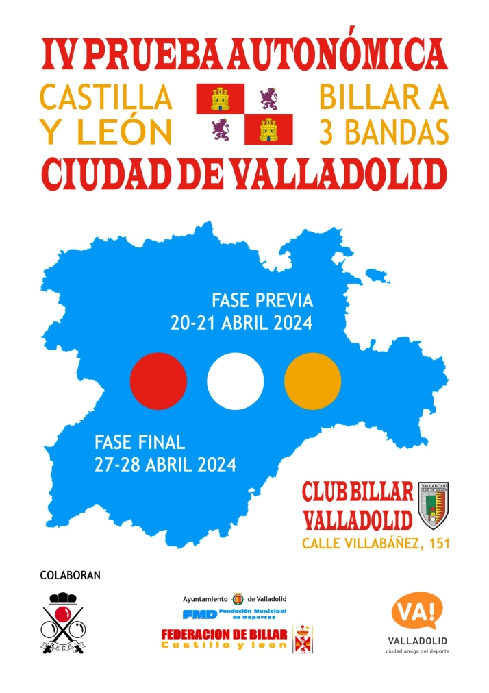 Valladolid acoge la &uacute;ltima prueba regional de Billar a Tres Bandas | Imagen 1
