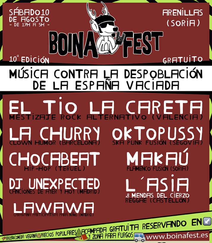 El s&aacute;bado, el 10&ordm; Boina Fest multiplicar&aacute; por 25 los habitantes de Arenillas | Imagen 1