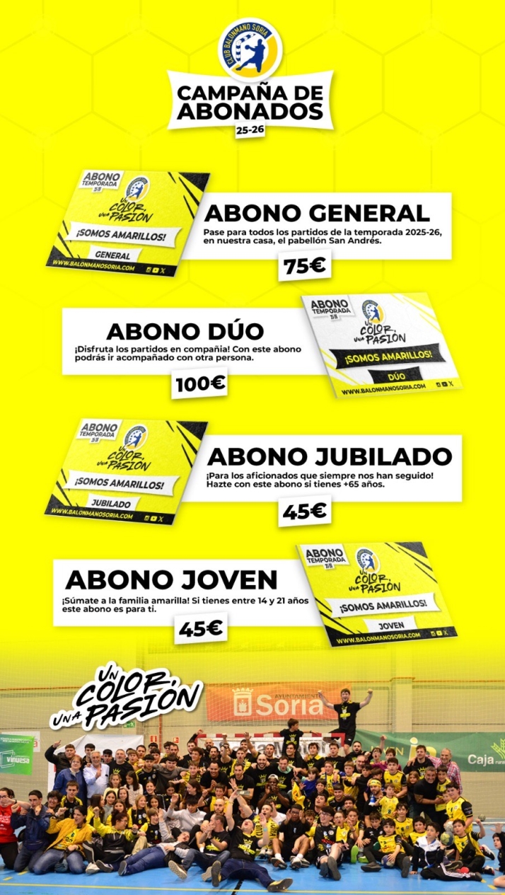 El BM Soria anuncia su campaña de abonos | Imagen 1