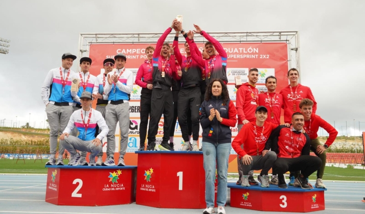 El Deporama Triatlón Soriano arranca la liga de duatlón a lo grande con tres medallas