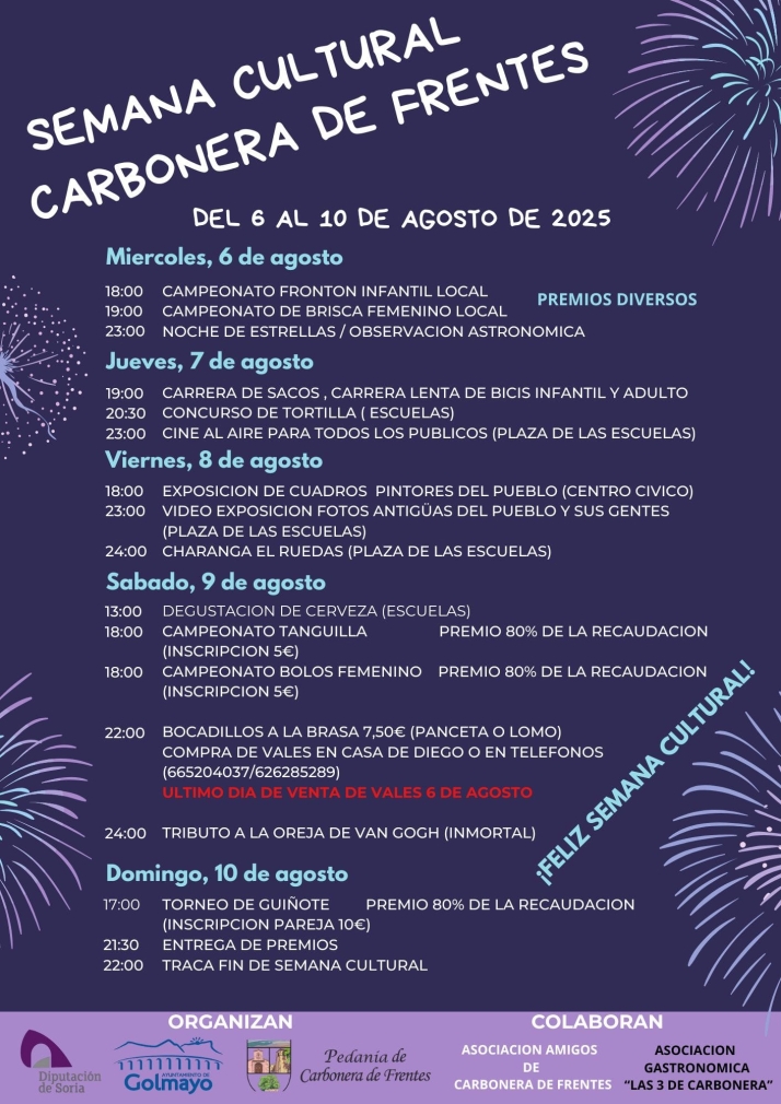 Tributo a La Oreja de Van Gogh y noche de estrellas en la Semana Cultural de Carbonera | Imagen 1