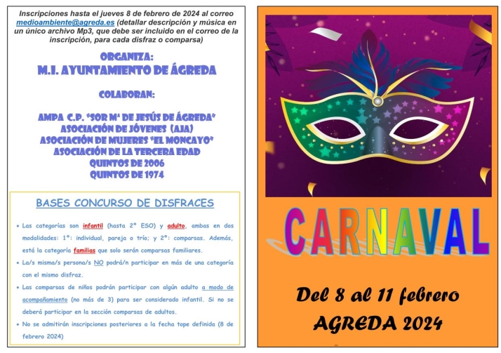 &Aacute;greda se prepara para el carnaval | Imagen 1