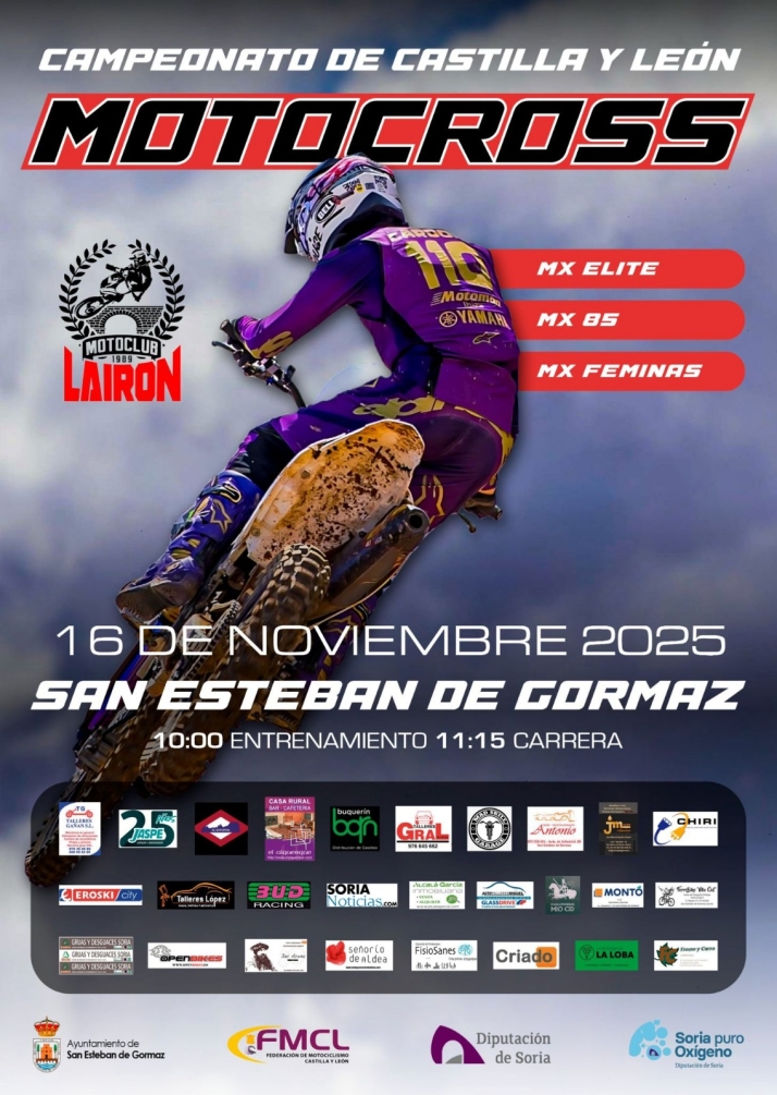 Los mejores pilotos de motocross de Castilla y León se citan este fin de semana en San Esteban | Imagen 1
