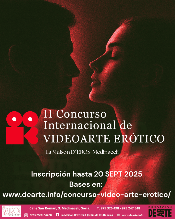Convocado II Concurso Internacional de Videoarte Er&oacute;tico La Maison D'Eros de Medinaceli | Imagen 1