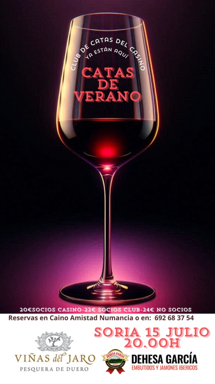 Vino de Ribera e ib&eacute;ricos para la cata del lunes en el Casino | Imagen 1