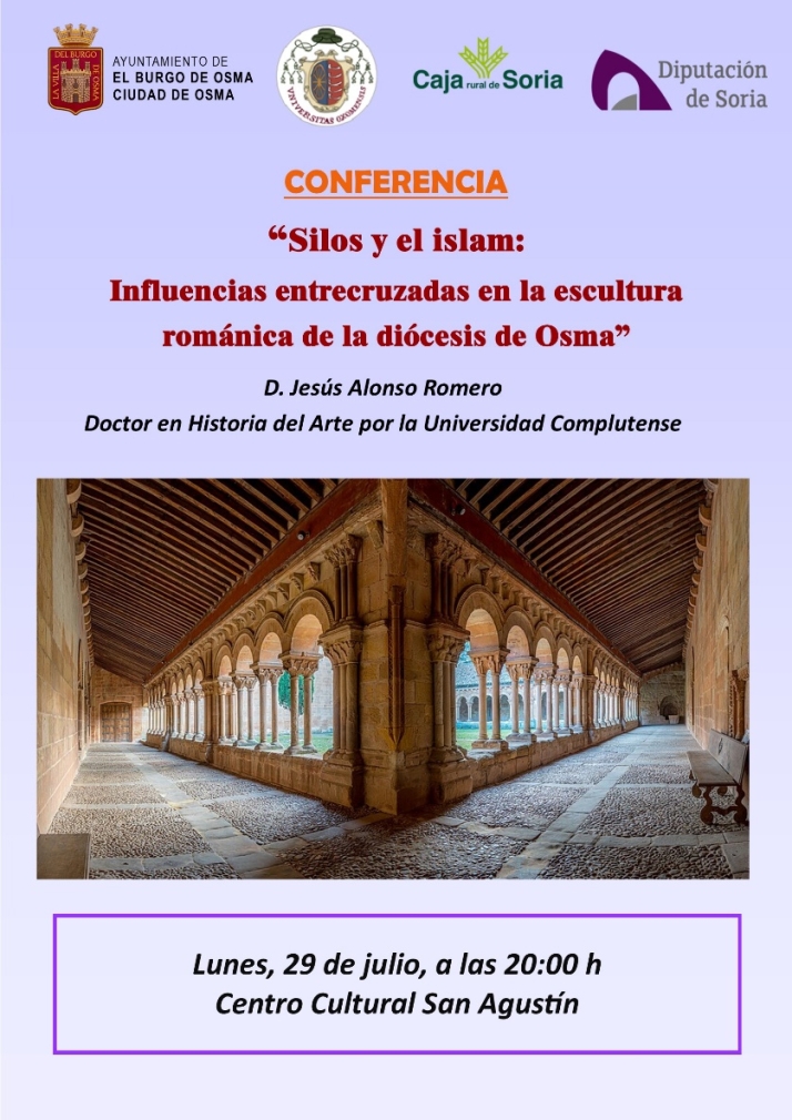 Silos, el Islam y la Di&oacute;cesis, conferencia este lunes del Soria Rom&aacute;nica en El Burgo | Imagen 1