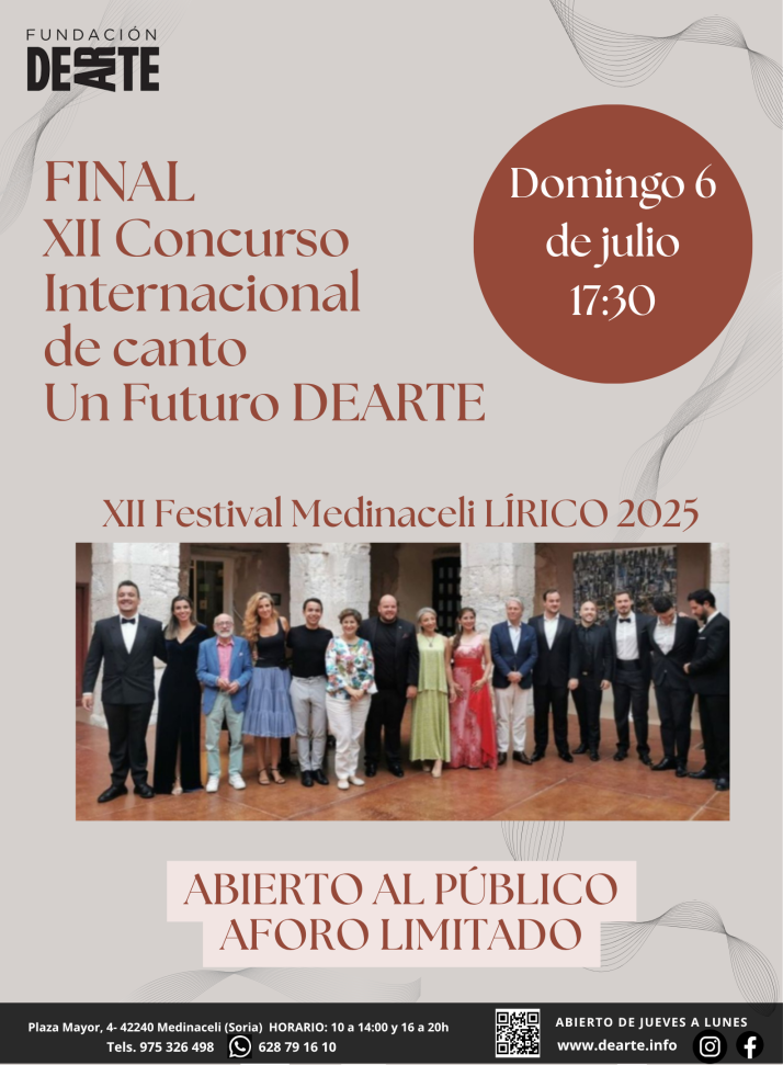 Medinaceli se prepara para coronar a una nueva promesa de la lírica mundial | Imagen 1