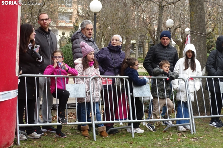 Una de las imágenes que deja el cross de esta mañana de domingo en la alameda de Cervantes. /PC