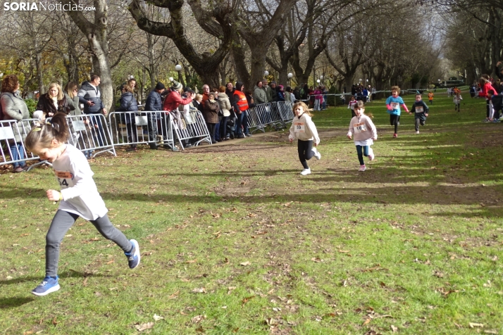 Una de las imágenes que deja el cross de esta mañana de domingo en la alameda de Cervantes. /PC