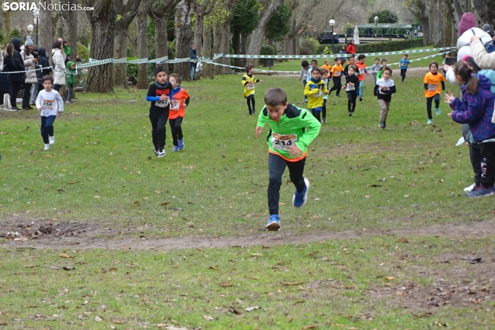 Una de las imágenes que deja el cross de esta mañana de domingo en la alameda de Cervantes. /PC