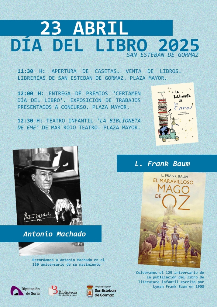 San Esteban de Gormaz celebra el D&iacute;a del Libro con actividades para toda la familia | Imagen 1