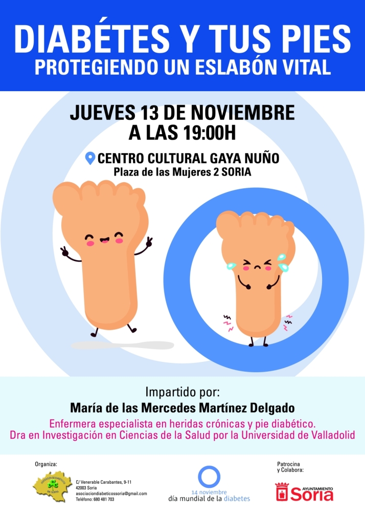 La prevenci&oacute;n de complicaciones en el pie diab&eacute;tico, a debate hoy en Soria | Imagen 1