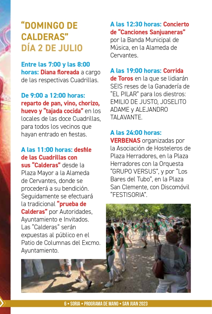 Programa oficial Fiestas de San Juan de Soria 2023: Todos los horarios y eventos | Imagen 5