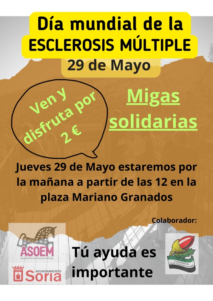 Migas solidarias el jueves para ayudar a afectados por Esclerosis Múltiple | Imagen 1