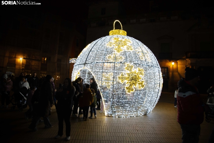 Encendido luces Almazán