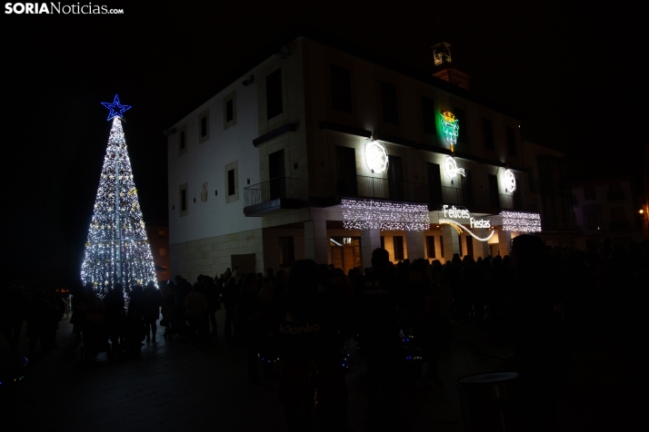 Encendido luces Almazán