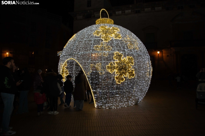 Encendido luces Almazán