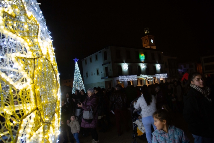 Encendido luces Almazán