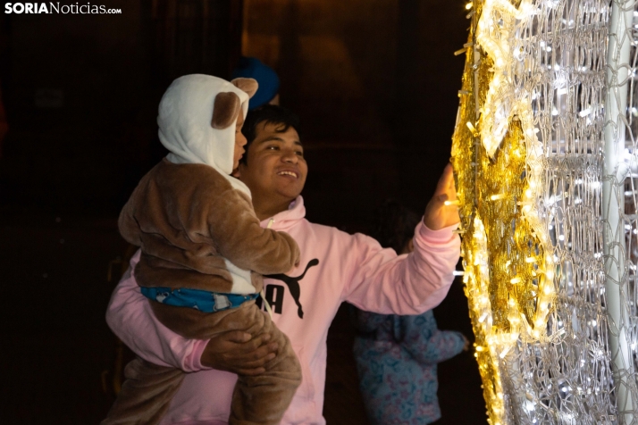 Encendido luces Almazán