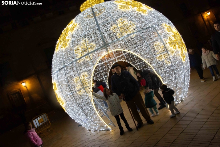 Encendido luces Almazán