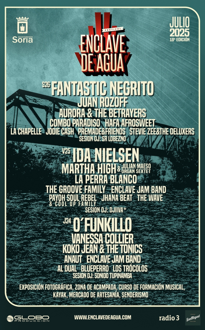 El Enclave de Agua volver&aacute; a poner a Soria en el centro de la m&uacute;sica afroamericana mundial | Imagen 1