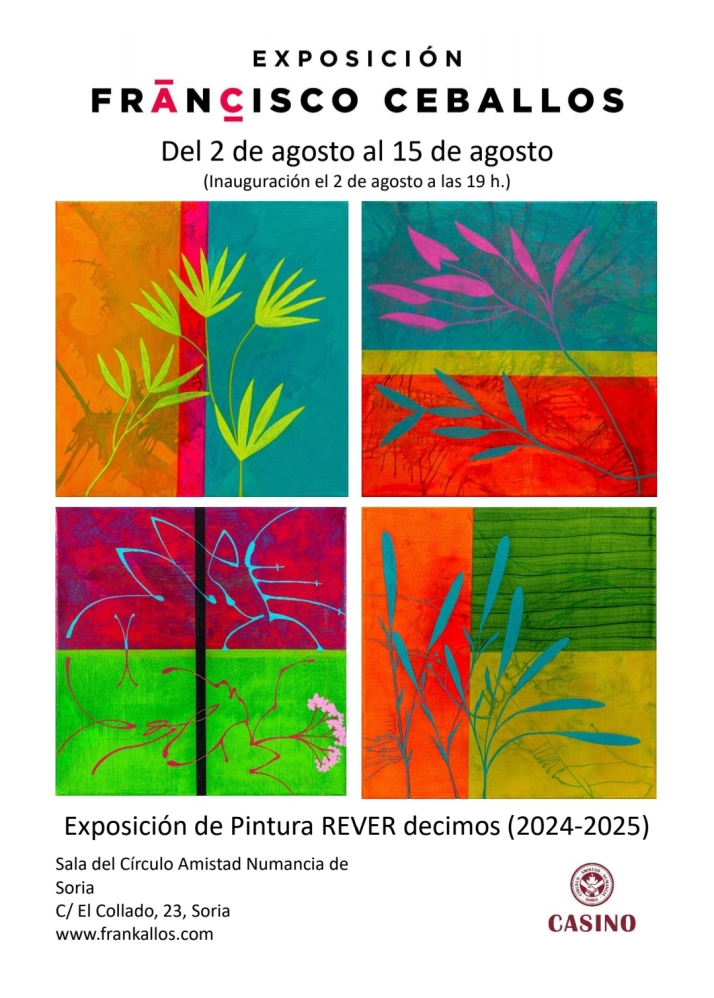 &lsquo;REVER decimos&rsquo;: la nueva propuesta pict&oacute;rica de Francisco Ceballos llega al Casino | Imagen 1