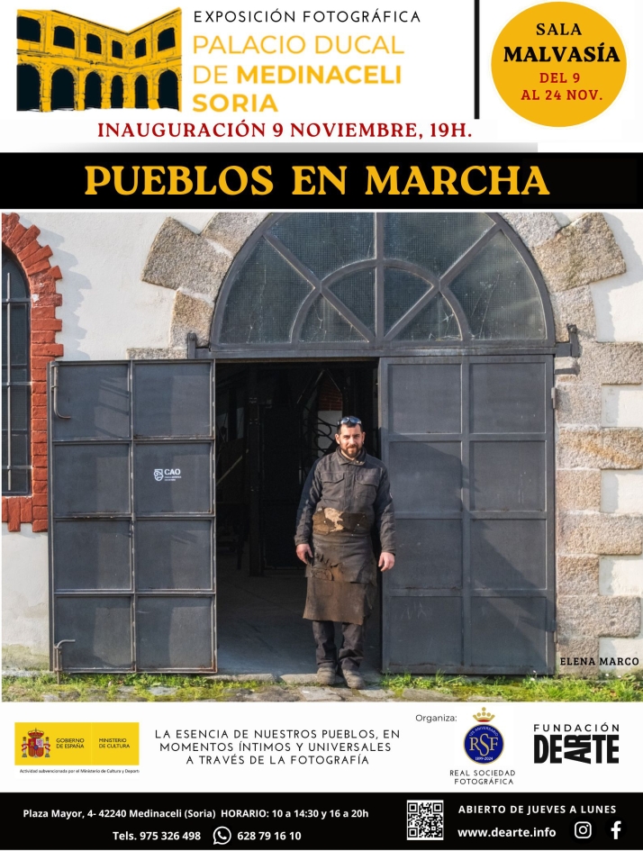 DEARTE presenta en Medinaceli la muestra 'Pueblos en Marcha' de la Real Sociedad Fotogr&aacute;fica de Madrid | Imagen 1