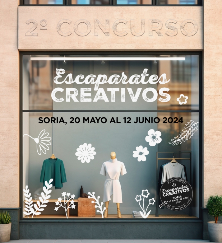FEC Soria celebra la II edici&oacute;n del concurso de escaparates creativos en colaboraci&oacute;n con la Escuela de Artes | Imagen 1