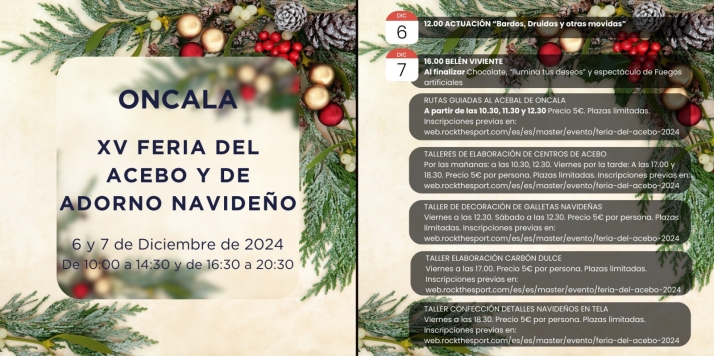 La Feria del Acebo, en Oncala, los d&iacute;as 6 y 7 | Imagen 1