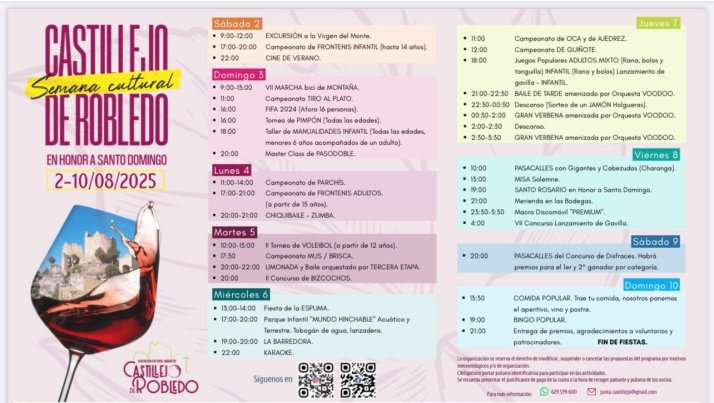 De un torneo de FIFA a un lanzamiento de gavilla: el variado programa festivo de Castillejo de Robledo | Imagen 1