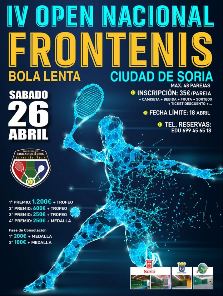 Este sábado, nueva edición del Open de Frontenis | Imagen 1
