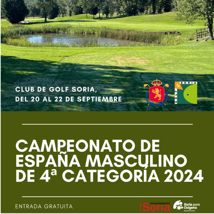 El Golf Soria, listo para acoger el Nacional Masculino de 4&ordf; Categor&iacute;a | Imagen 1