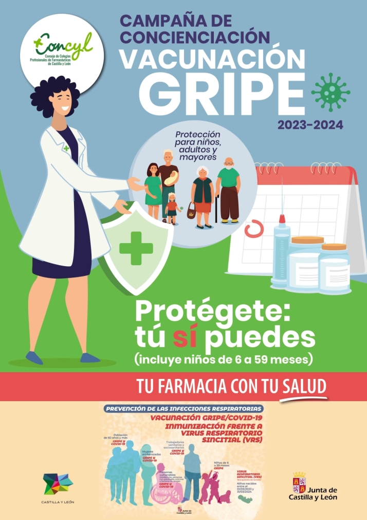 Las farmacias de Castilla y Le&oacute;n activan su sistema de alerta para fomentar la vacunaci&oacute;n de gripe  | Imagen 1