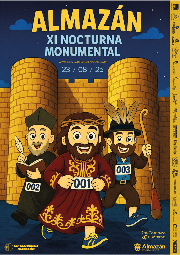 Correr de noche por Almazán: vuelve la Nocturna Monumental con carreras para toda la familia | Imagen 1