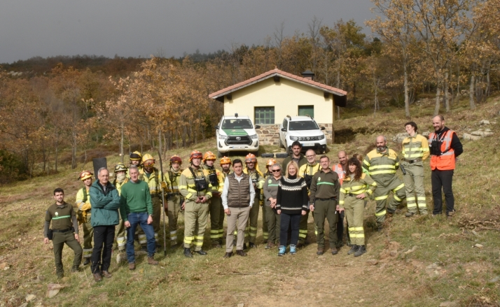 Foto 2 - La Junta avanza en Soria en la formación continua en materia de extinción de incendios forestales
