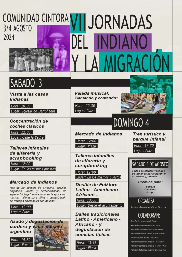 El Royo celebra sus VII Jornadas de los Indianos y la Migraci&oacute;n con un sinf&iacute;n de actividades | Imagen 1