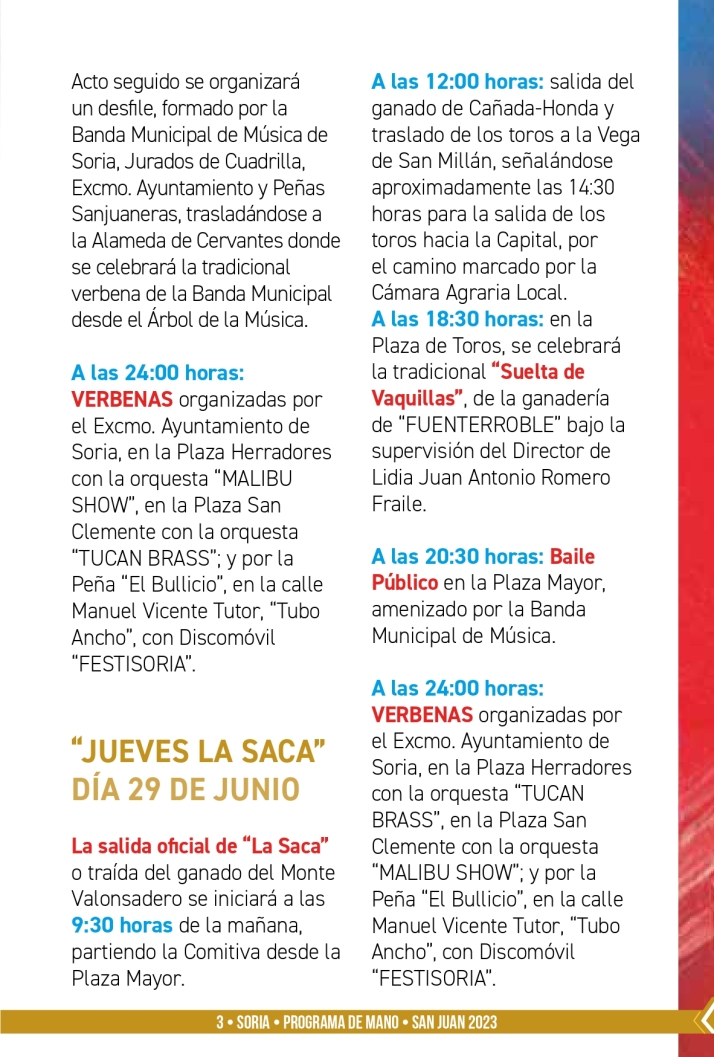 Programa oficial Fiestas de San Juan de Soria 2023: Todos los horarios y eventos | Imagen 2