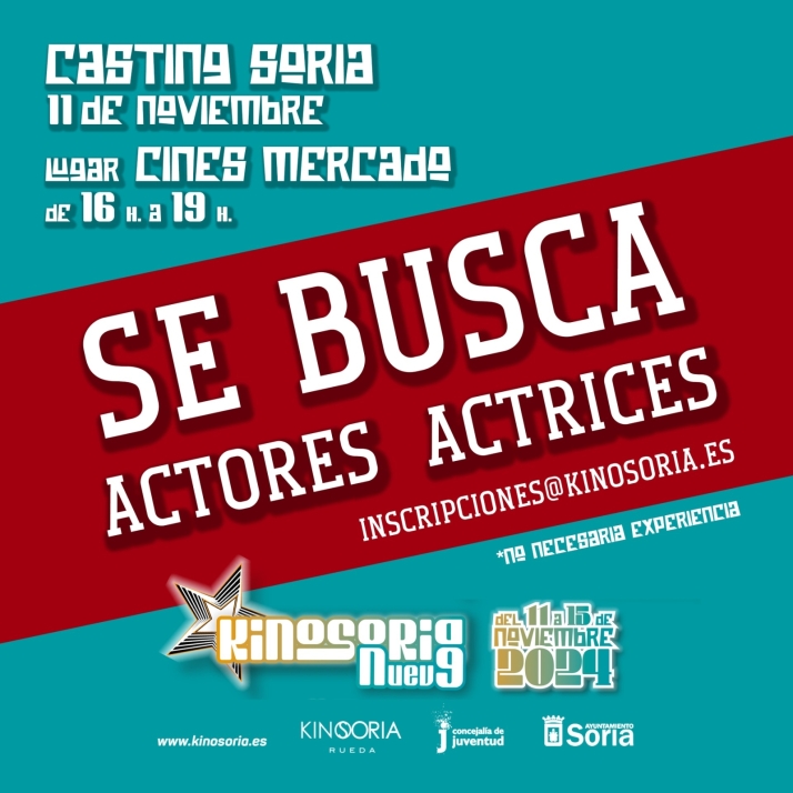 &iquest;Quieres ser actor en Soria? | Imagen 1