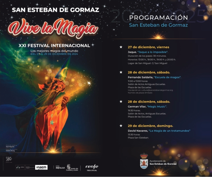 San Esteban de Gormaz se incorpora al XXI Festival Internacional Vive la Magia | Imagen 1